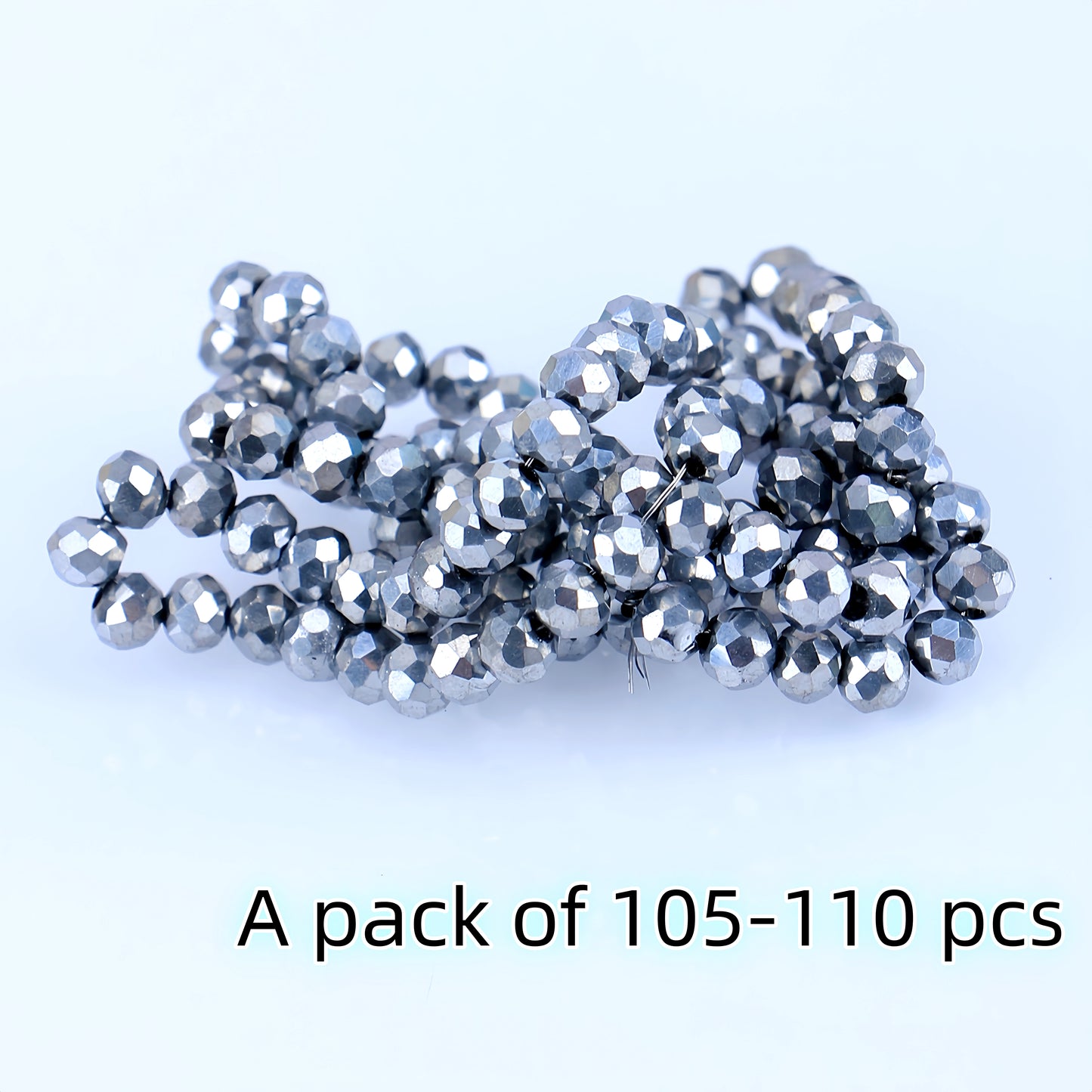 4-8mm crystal flat bead direct sale, wholesale