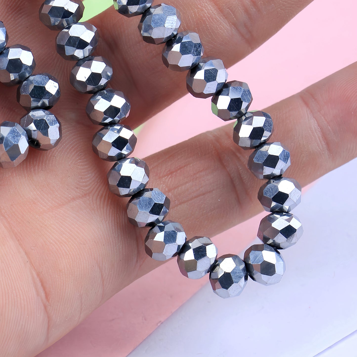 4-8mm crystal flat bead direct sale, wholesale