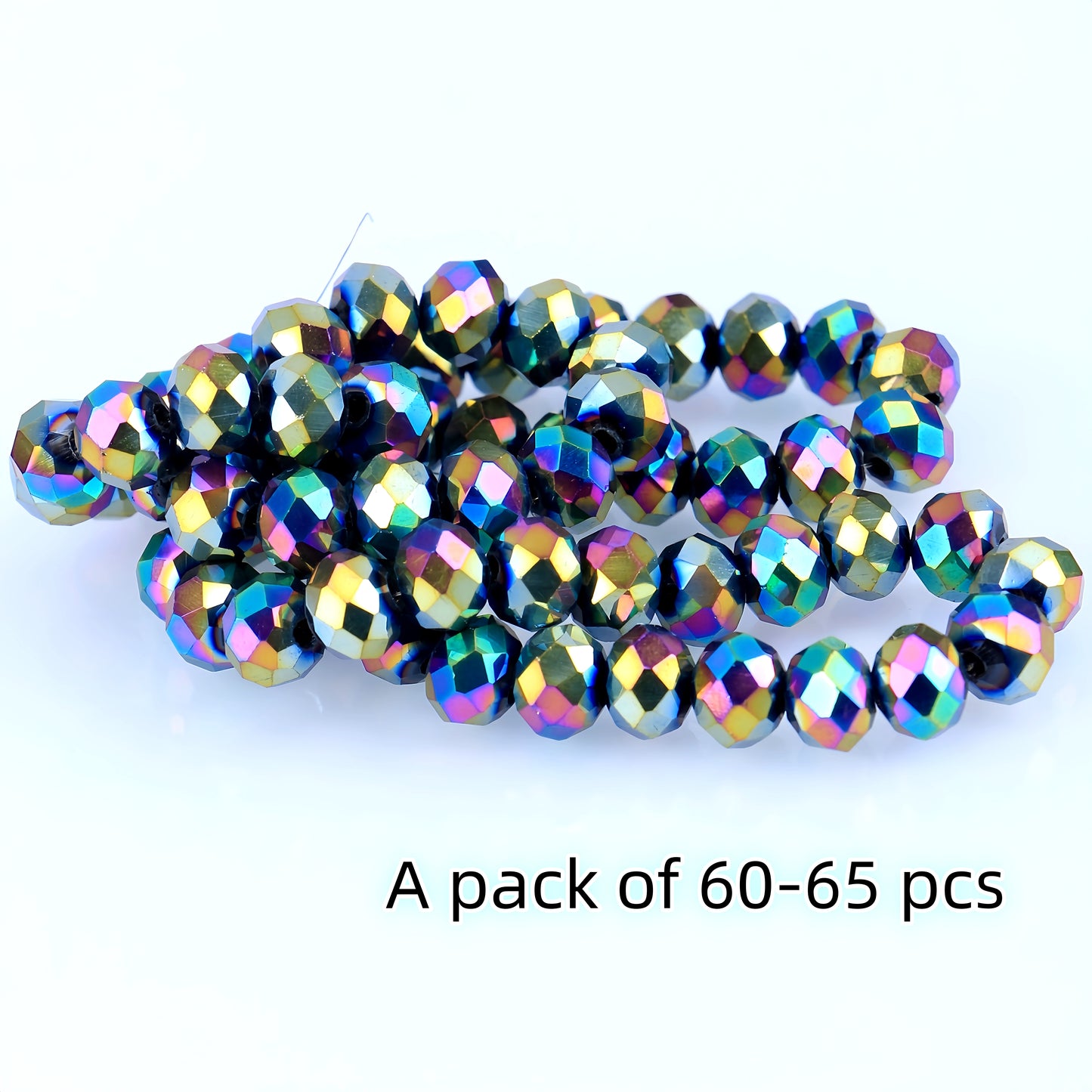 4-8mm crystal flat bead direct sale, wholesale