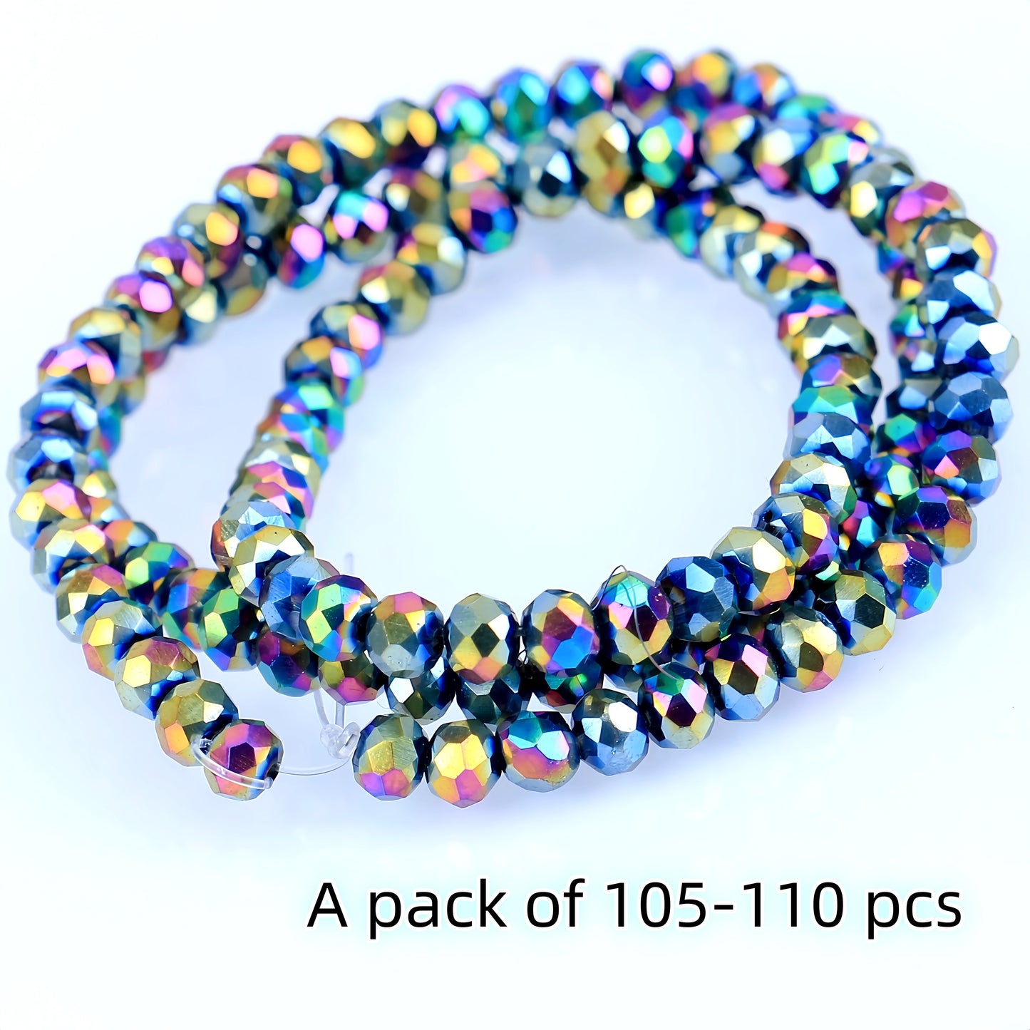 4-8mm crystal flat bead direct sale, wholesale