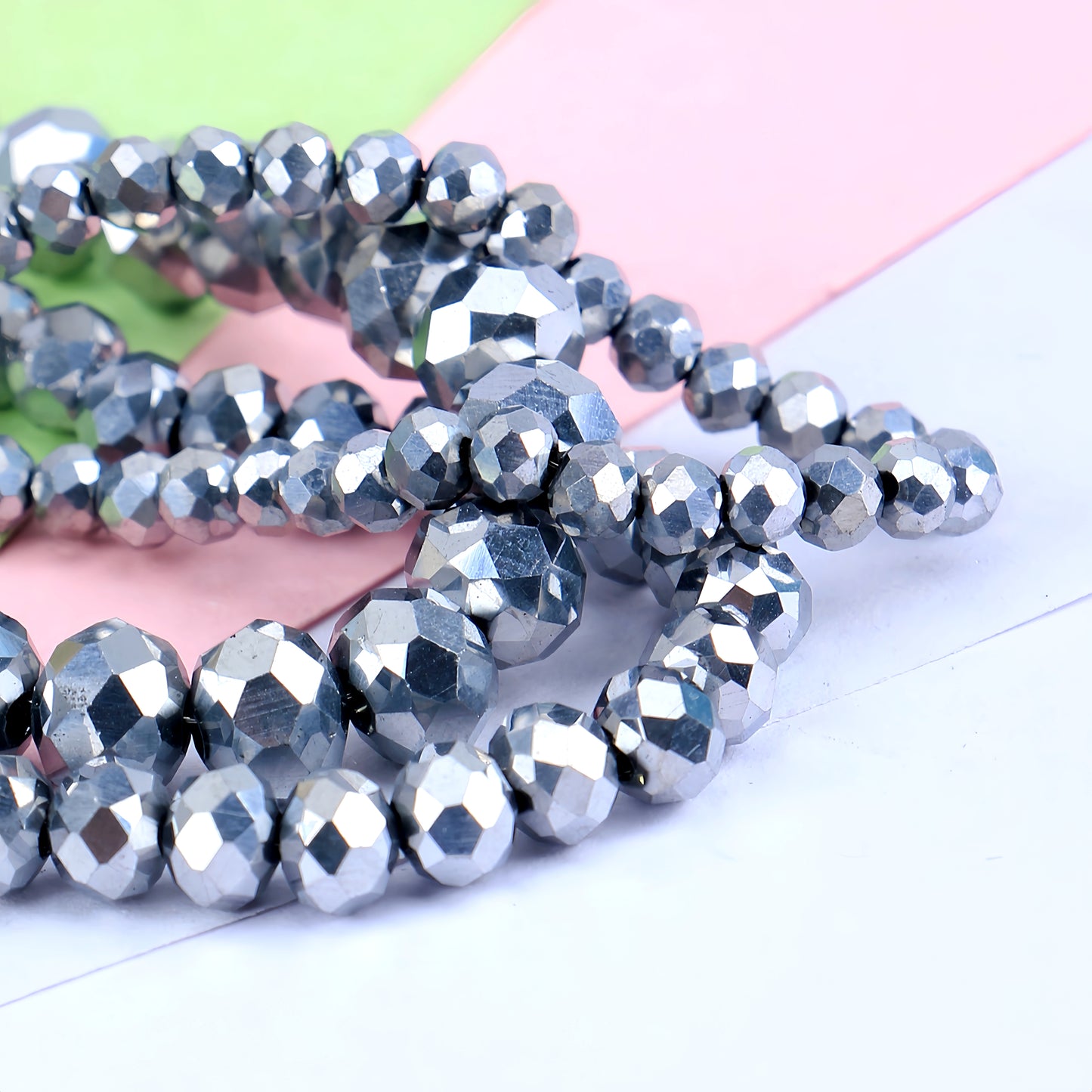 4-8mm crystal flat bead direct sale, wholesale