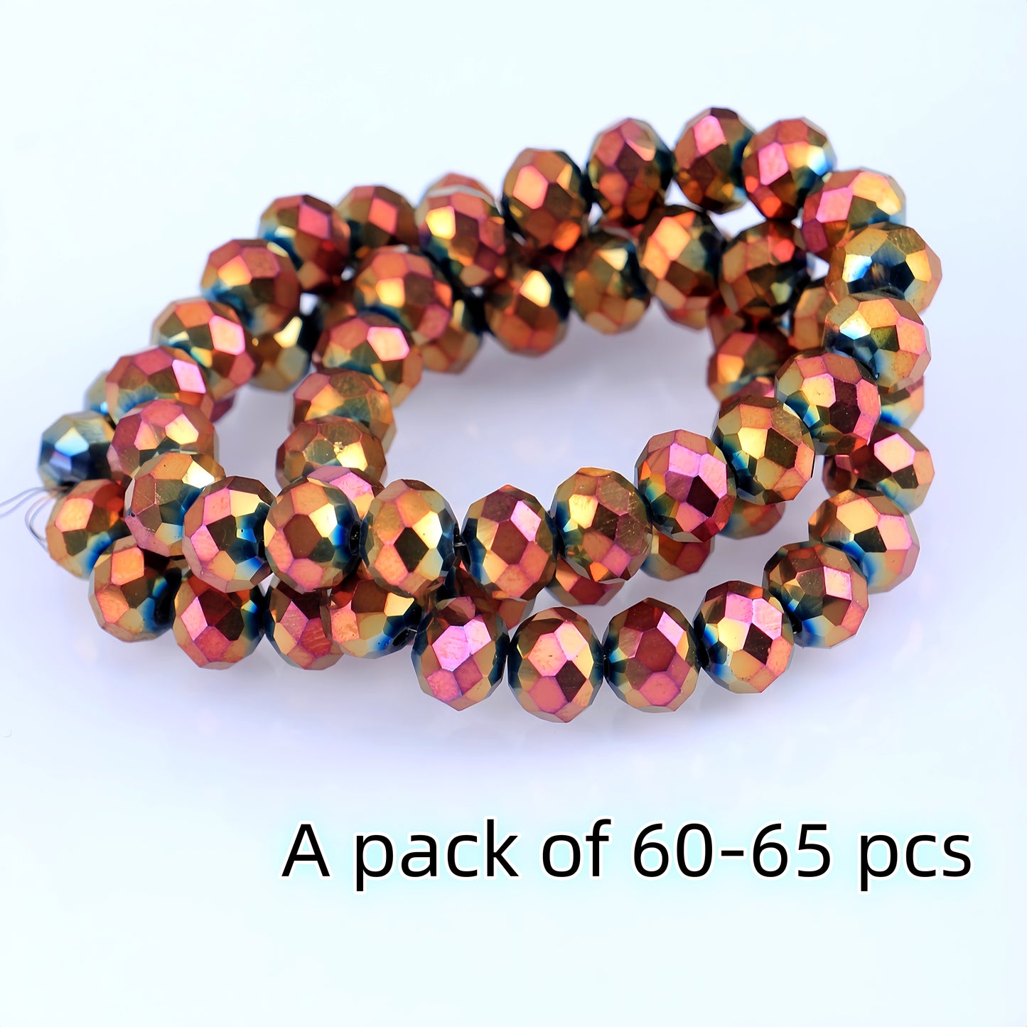 4-8mm crystal flat bead direct sale, wholesale