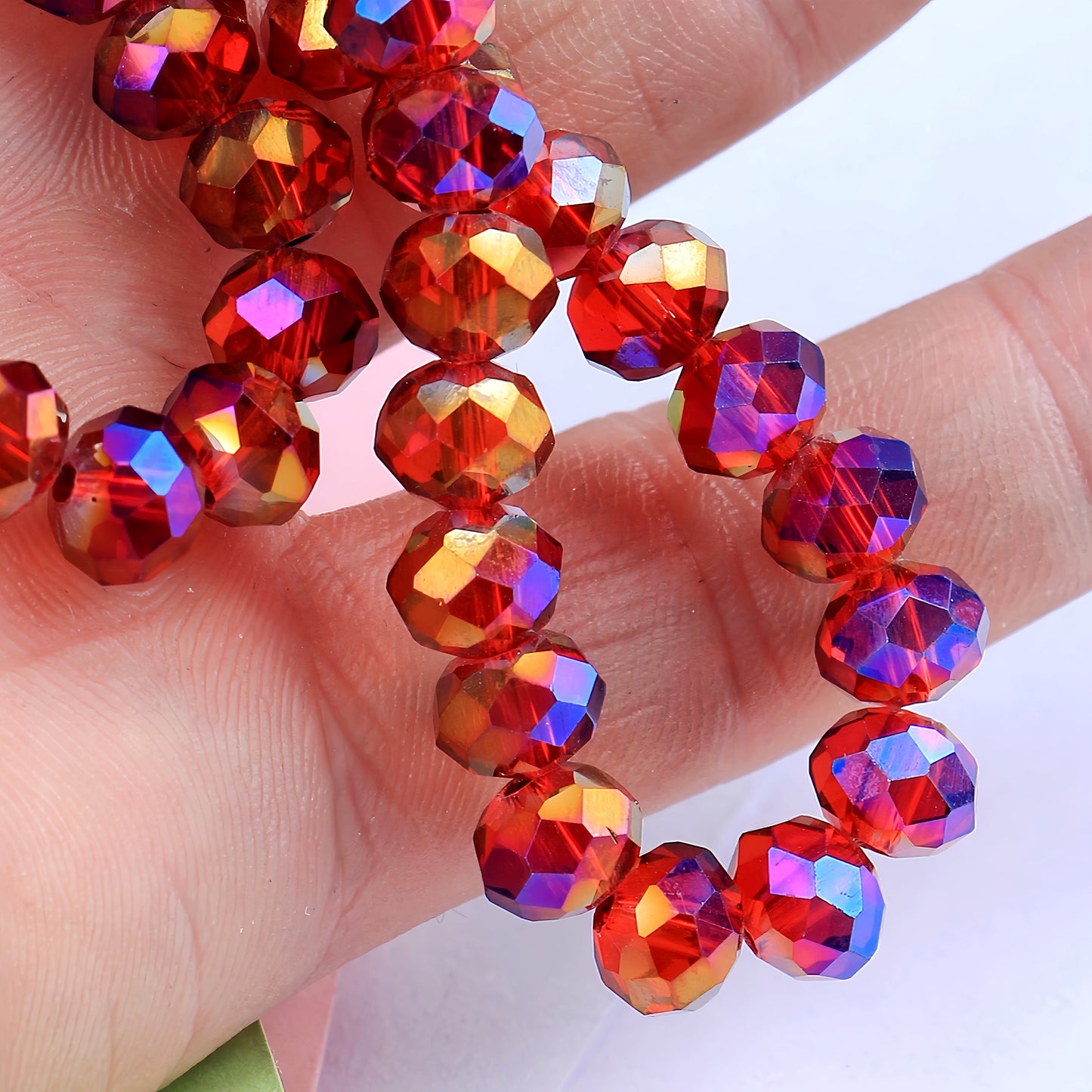 4-8mm crystal flat bead direct sale, wholesale