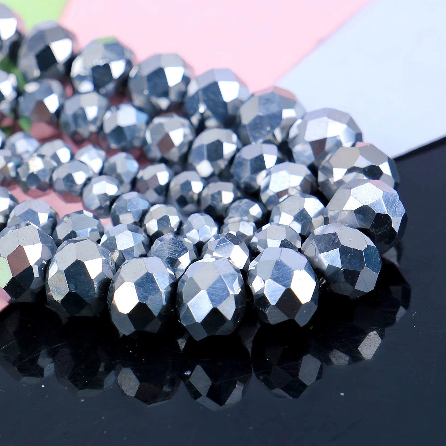4-8mm crystal flat bead direct sale, wholesale
