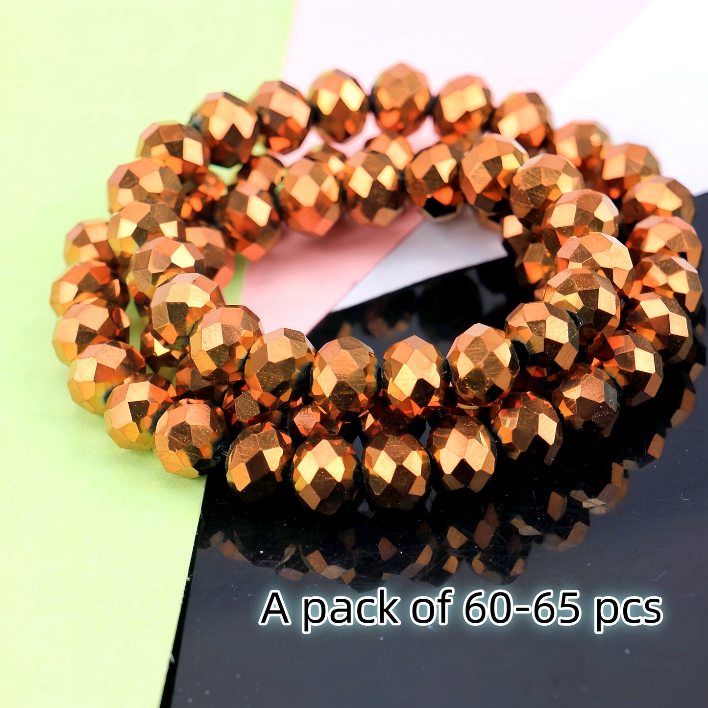 4-8mm crystal flat bead direct sale, wholesale