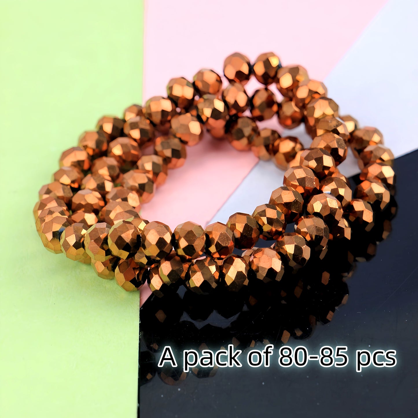 4-8mm crystal flat bead direct sale, wholesale
