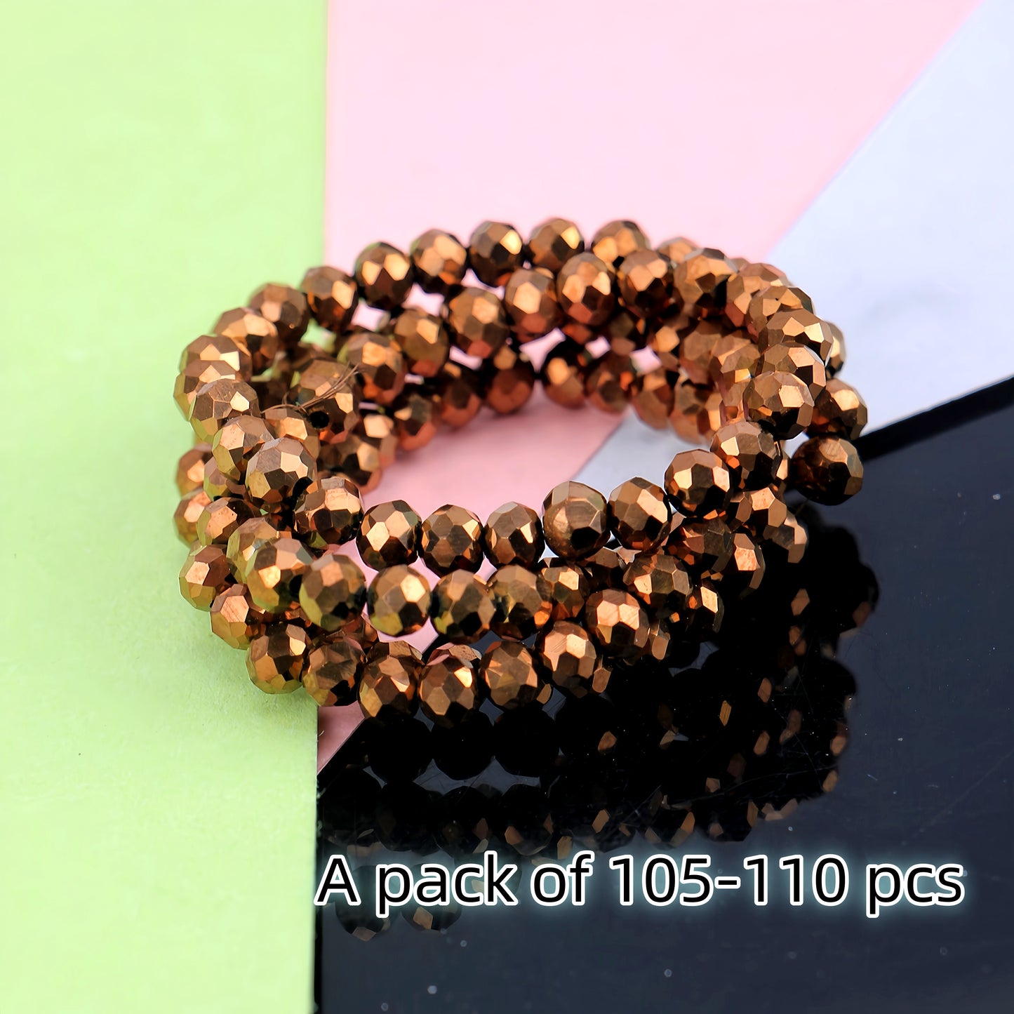 4-8mm crystal flat bead direct sale, wholesale