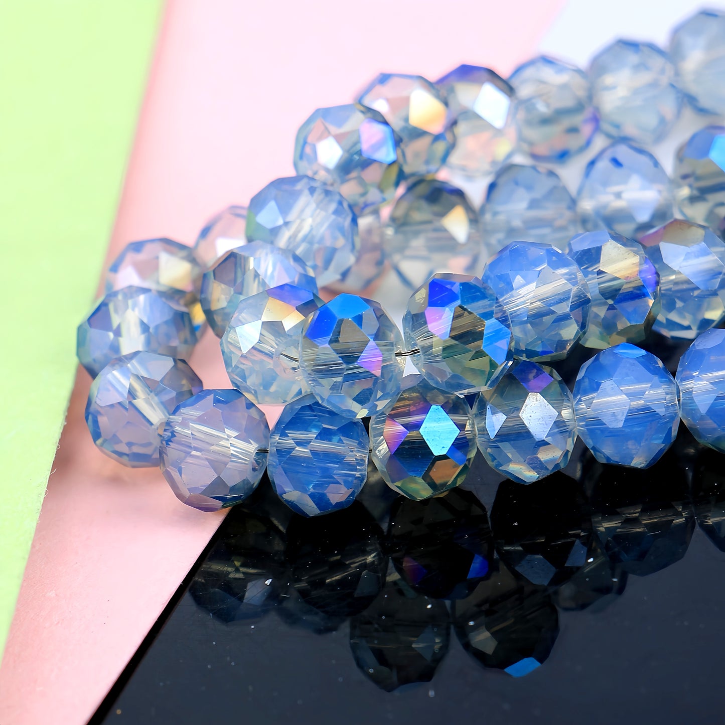 4-8mm crystal flat bead direct sale, wholesale