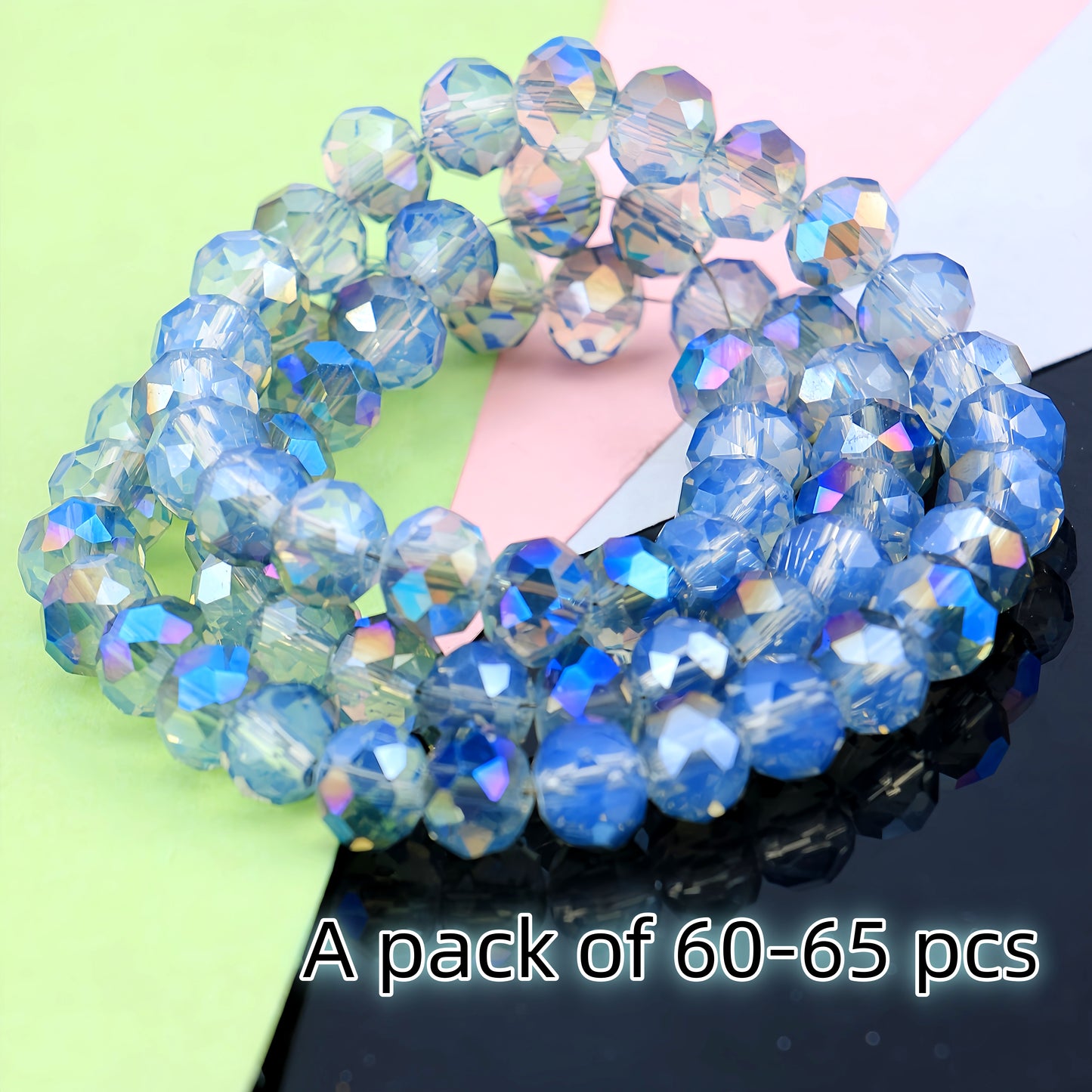 4-8mm crystal flat bead direct sale, wholesale