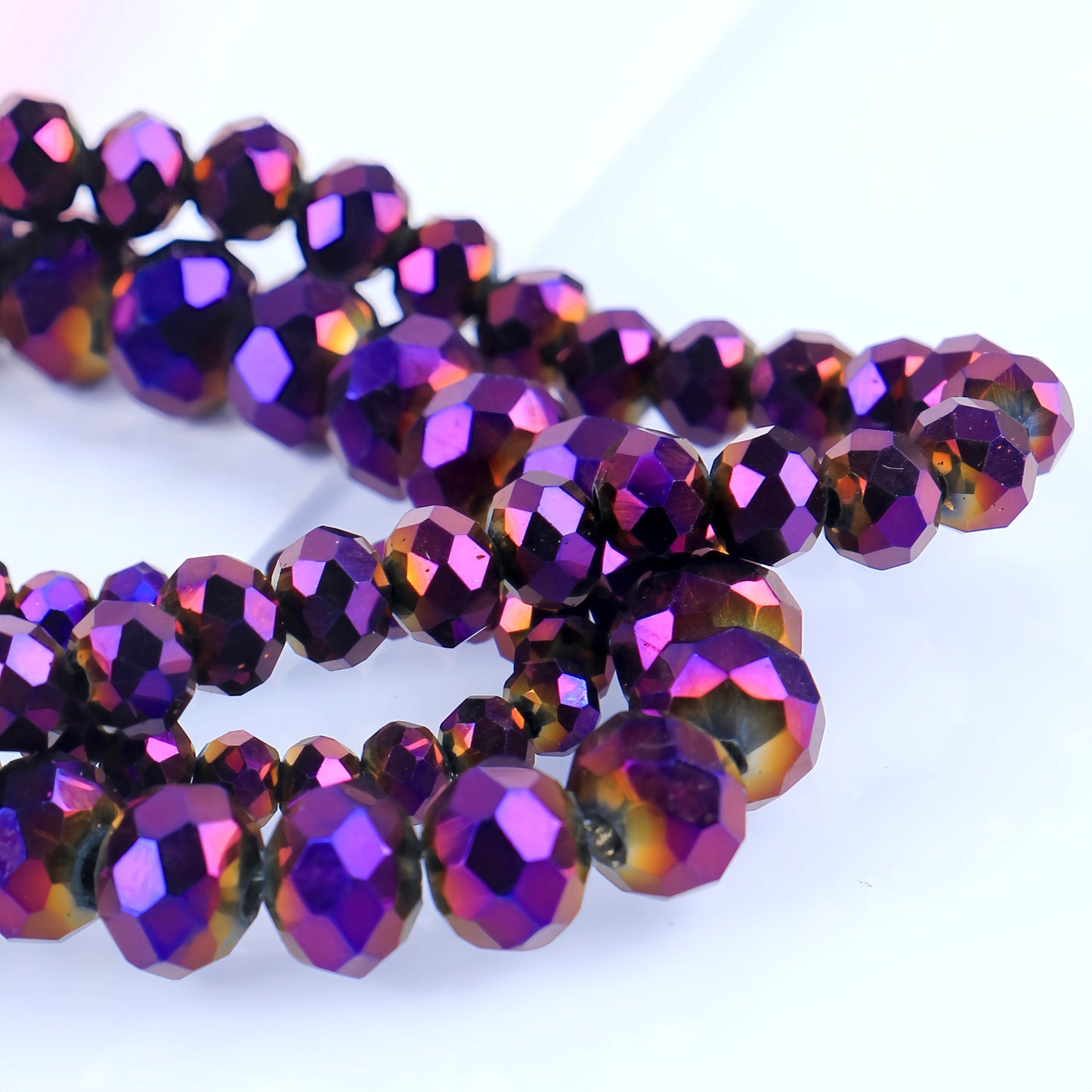 4-8mm crystal flat bead direct sale, wholesale