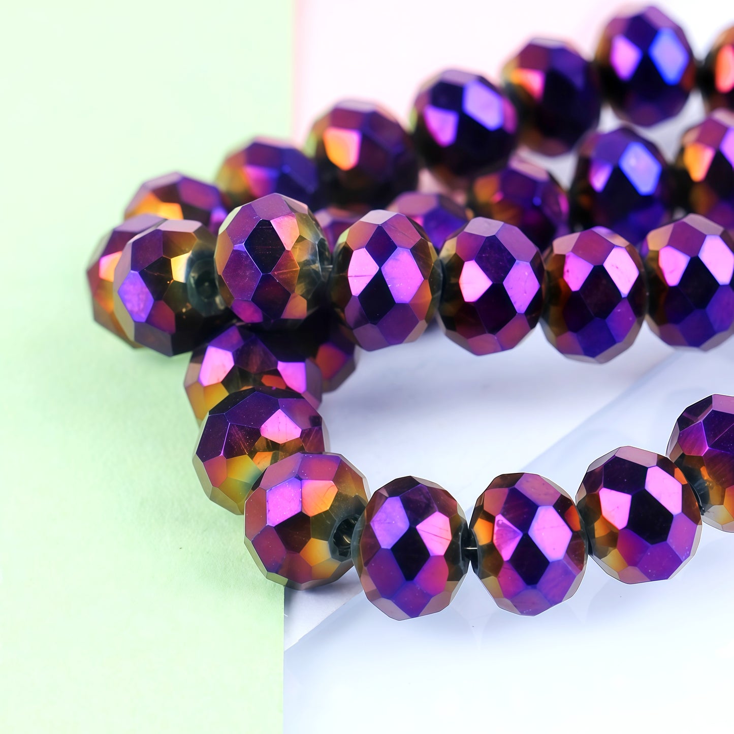 4-8mm crystal flat bead direct sale, wholesale