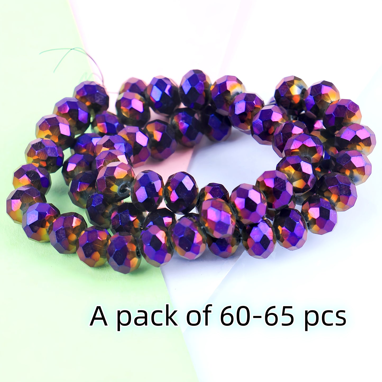 4-8mm crystal flat bead direct sale, wholesale