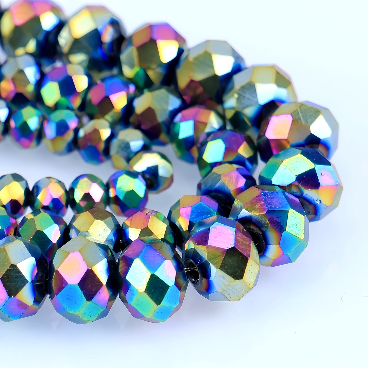 4-8mm crystal flat bead direct sale, wholesale