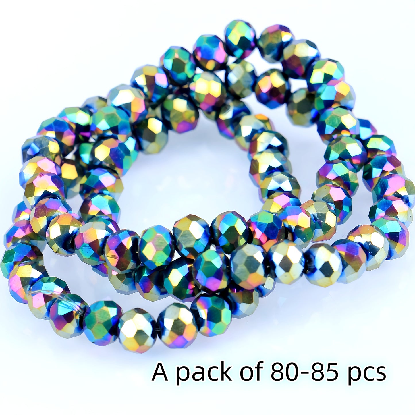 4-8mm crystal flat bead direct sale, wholesale