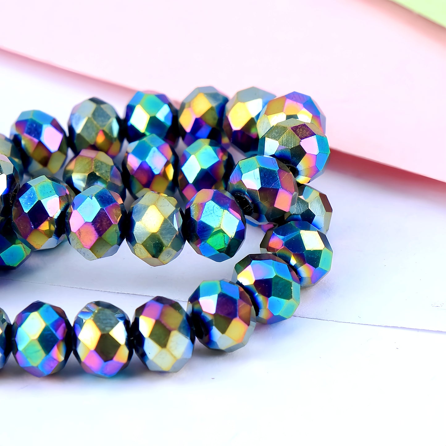 4-8mm crystal flat bead direct sale, wholesale