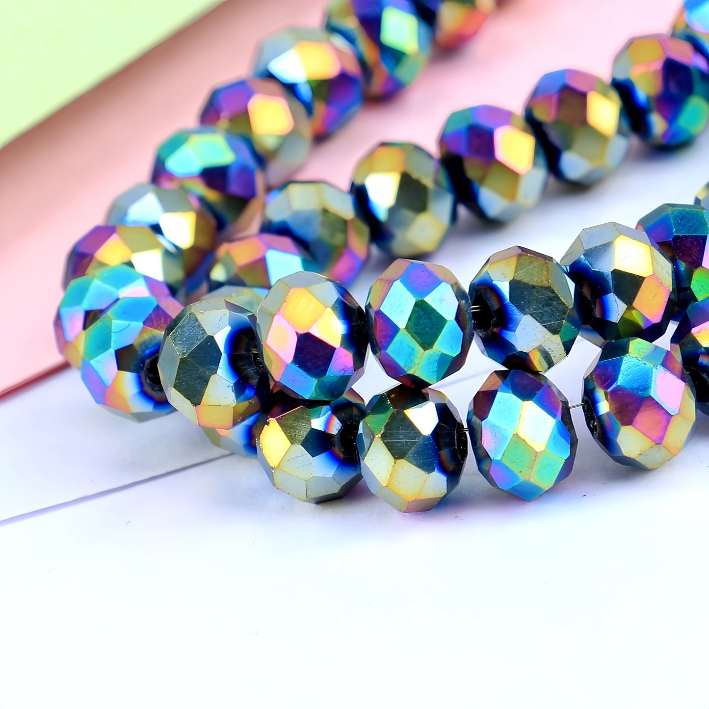 4-8mm crystal flat bead direct sale, wholesale