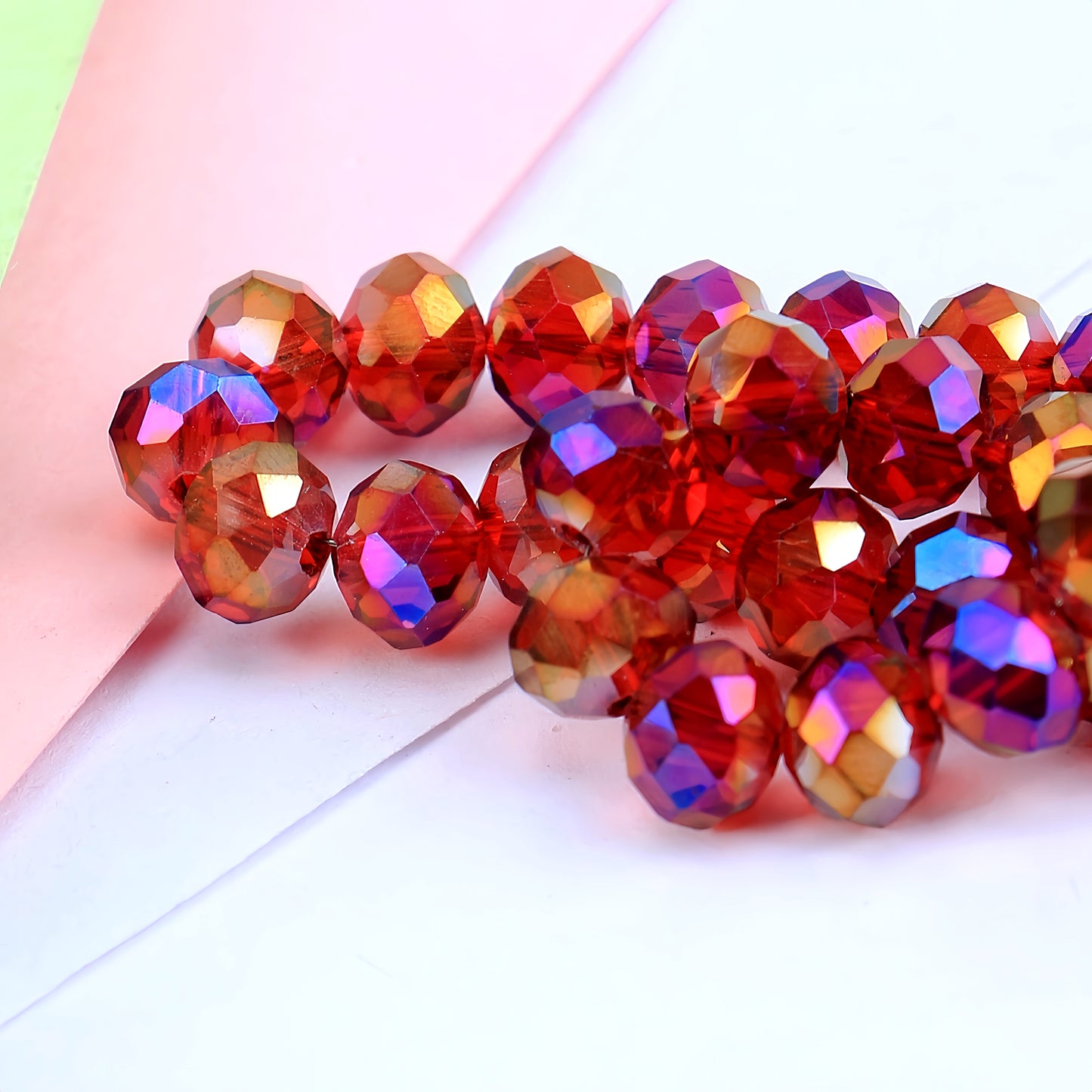 4-8mm crystal flat bead direct sale, wholesale