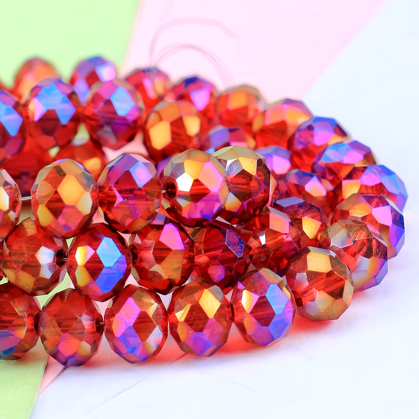 4-8mm crystal flat bead direct sale, wholesale