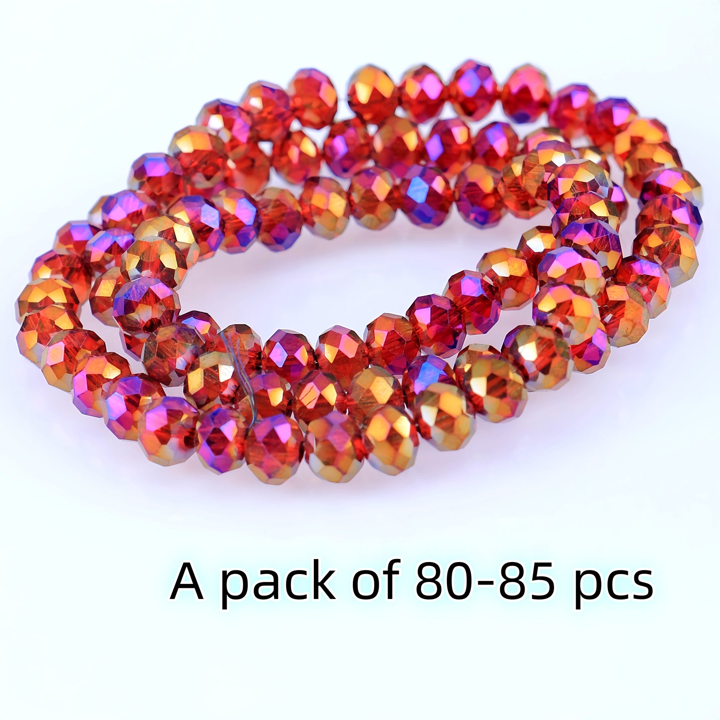 4-8mm crystal flat bead direct sale, wholesale