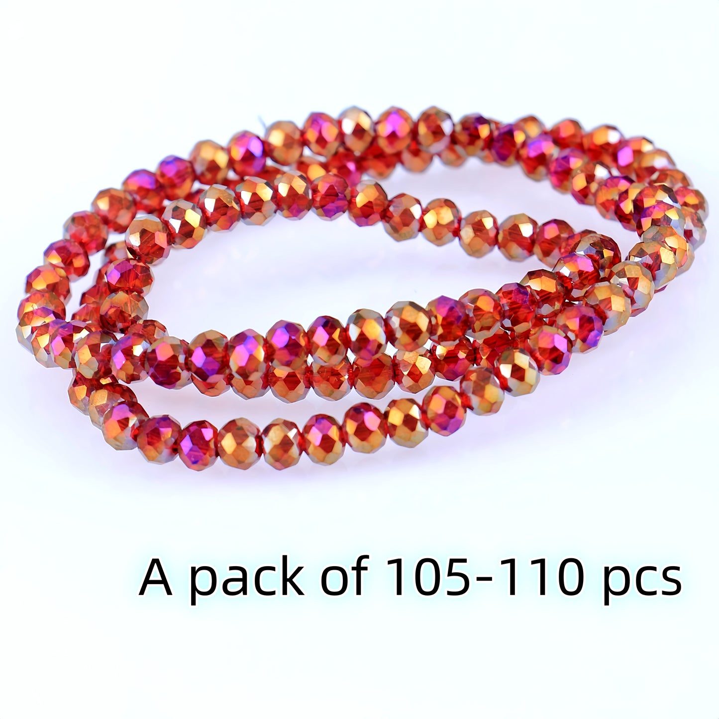 4-8mm crystal flat bead direct sale, wholesale