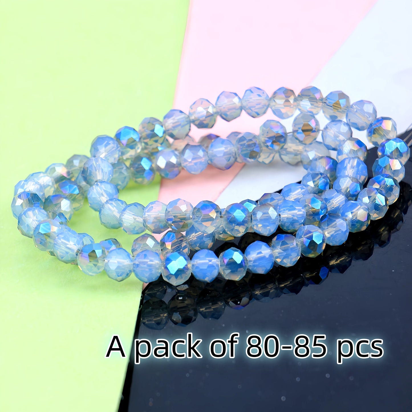 4-8mm crystal flat bead direct sale, wholesale